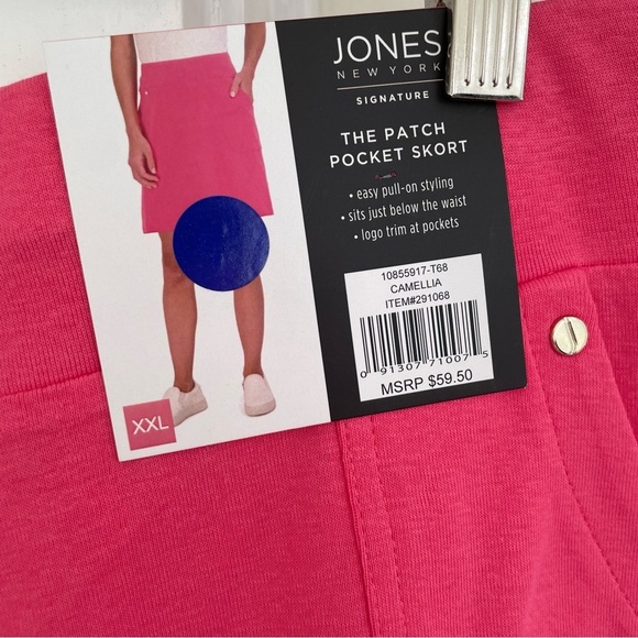 Jones New York Women's Patch Pocket Skort - Picture 5 of 7